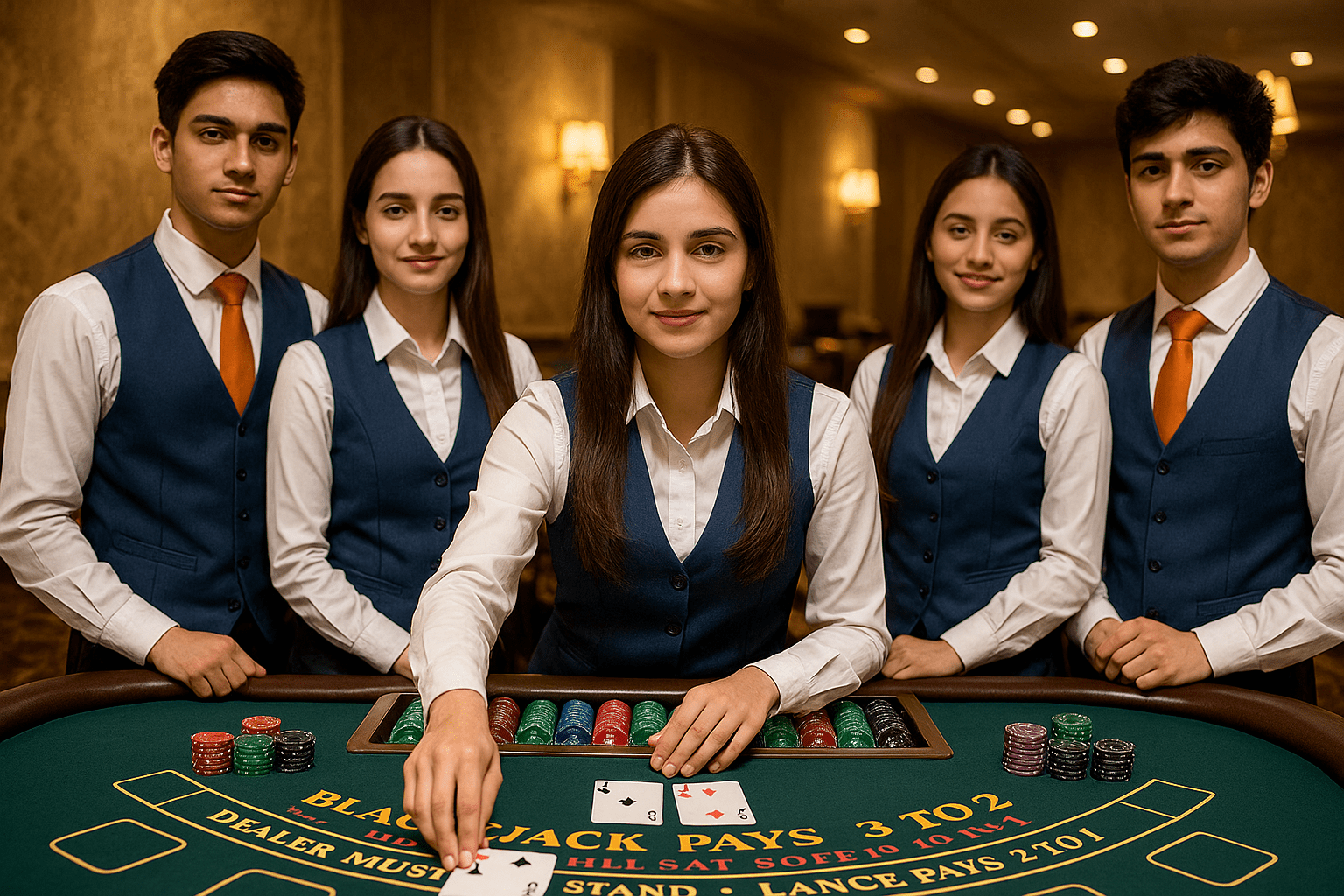 Casino Marina Academy Interior - Professional Gaming Education Facility